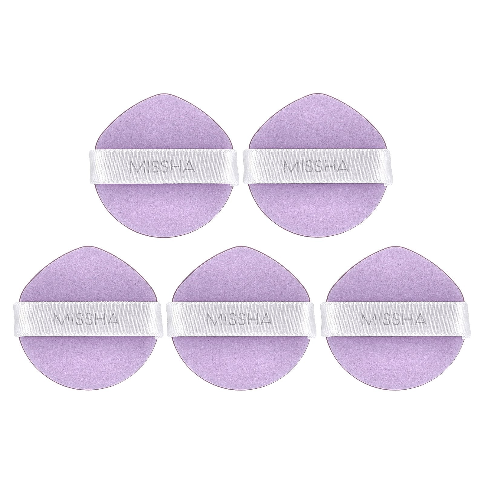 Missha, Glow Layering Fit Puff, 5 Pieces