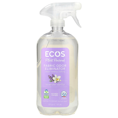 Earth Friendly Products, Ecos®, Fabric Odor Eliminator, Lavender Vanilla, 20 fl oz (591 ml)