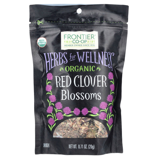 Frontier Co-op, Organic Red Clover Blossoms, 0.71 oz (20 g)