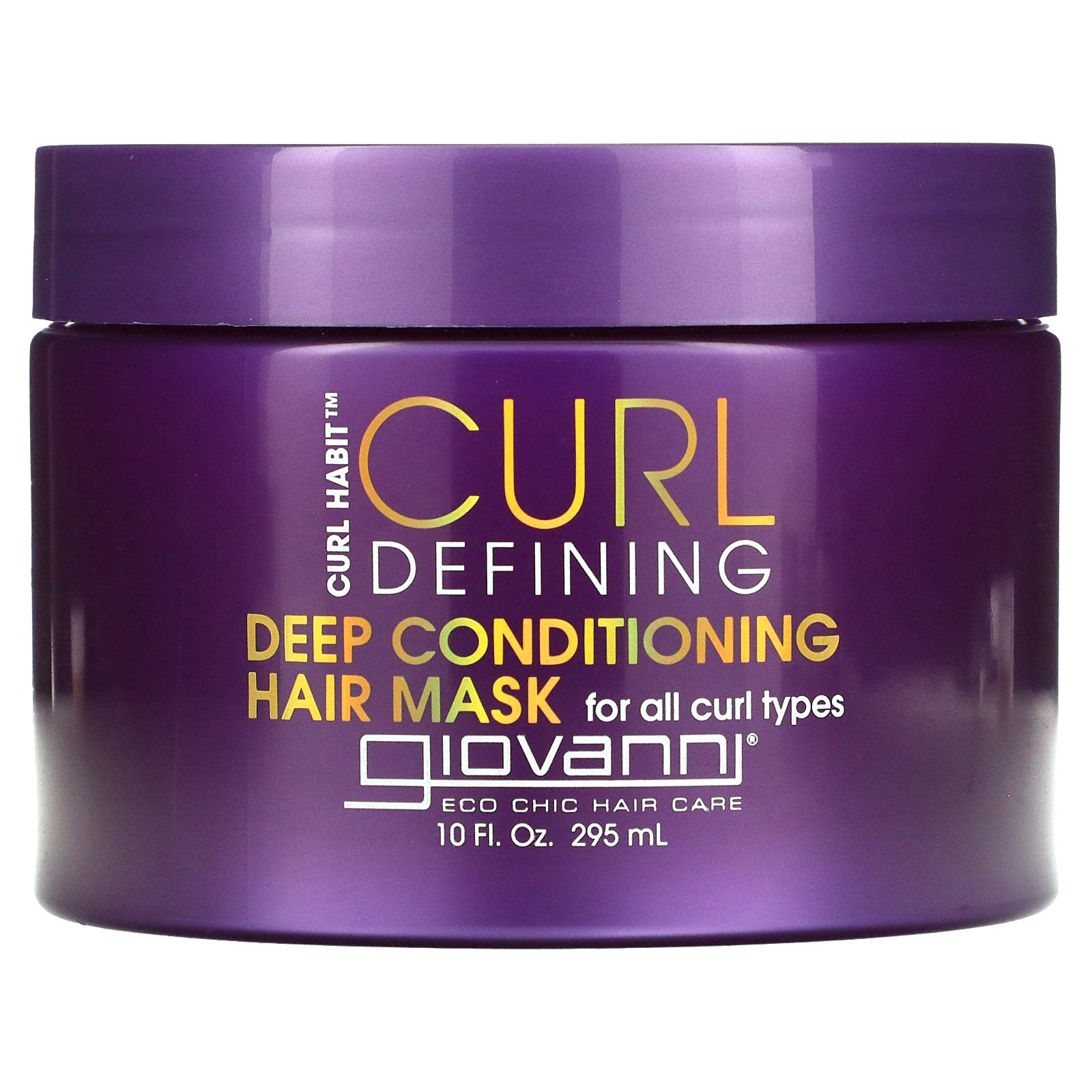 Giovanni, Curl Habit, Curl Defining Deep Conditioning Hair Mask, For All Curl Types, 10 fl oz (295 ml)