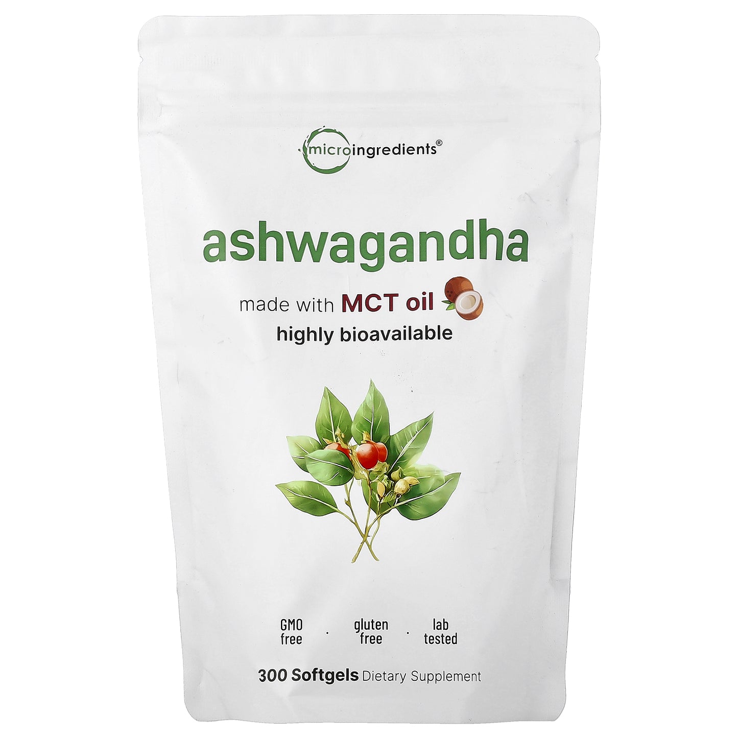 Micro Ingredients, Ashwagandha, 300 Softgels