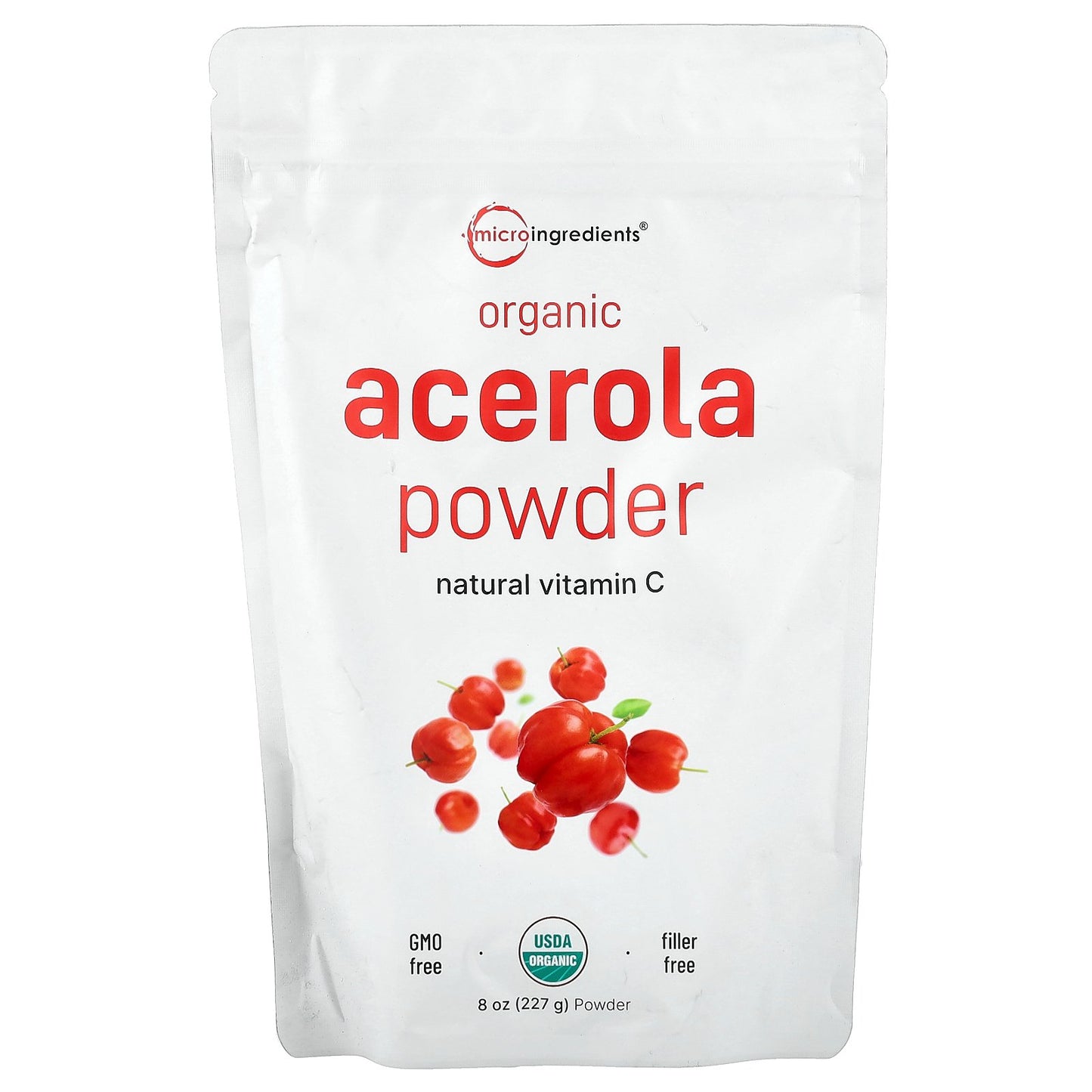 Micro Ingredients, Organic Acerola Powder, 8 oz (227 g)