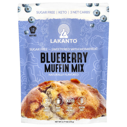 Lakanto, Blueberry Muffin Mix, 6.77 oz (192 g)