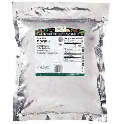 Frontier Co-op, Organic Freeze-Dried Pineapple Powder, 8 oz (226 g)