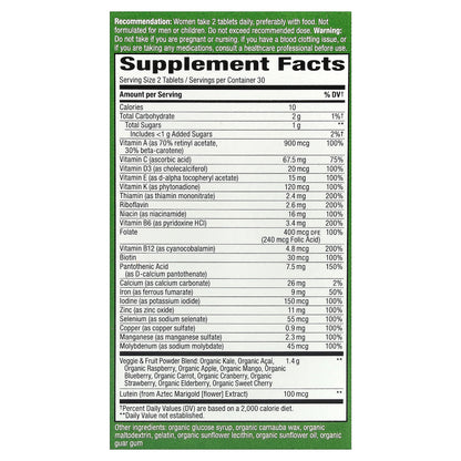 Nature's Way, Alive!® Women's Garden Goodness™ Complete Multivitamin, 60 Tablets