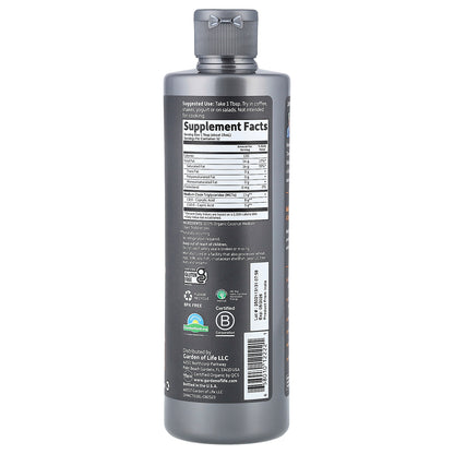 Garden of Life, Dr. Formulated Brain Health, 100% Organic Coconut MCT Oil, Unflavored, 16 fl oz (473 ml)