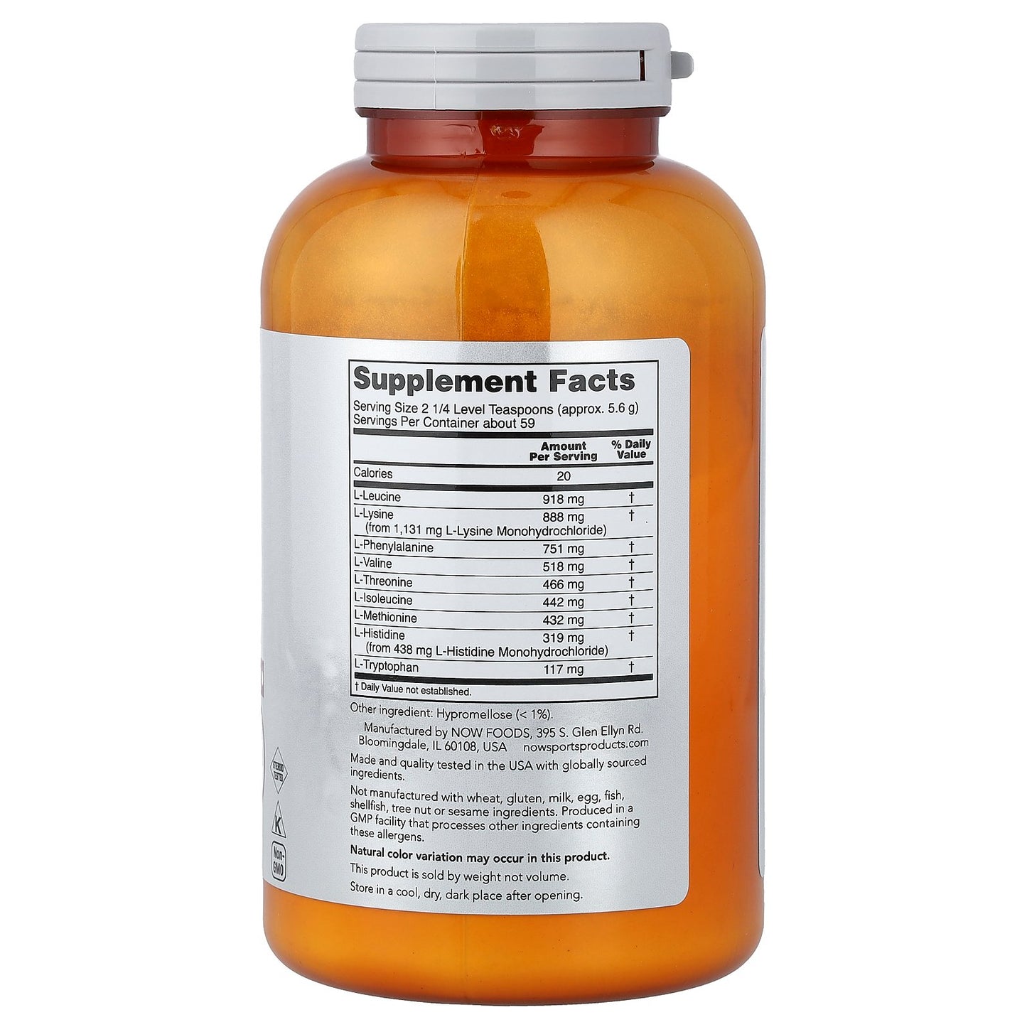 NOW Foods, Sports, Amino-9 Essentials™ Powder, 11.64 oz (330 g)