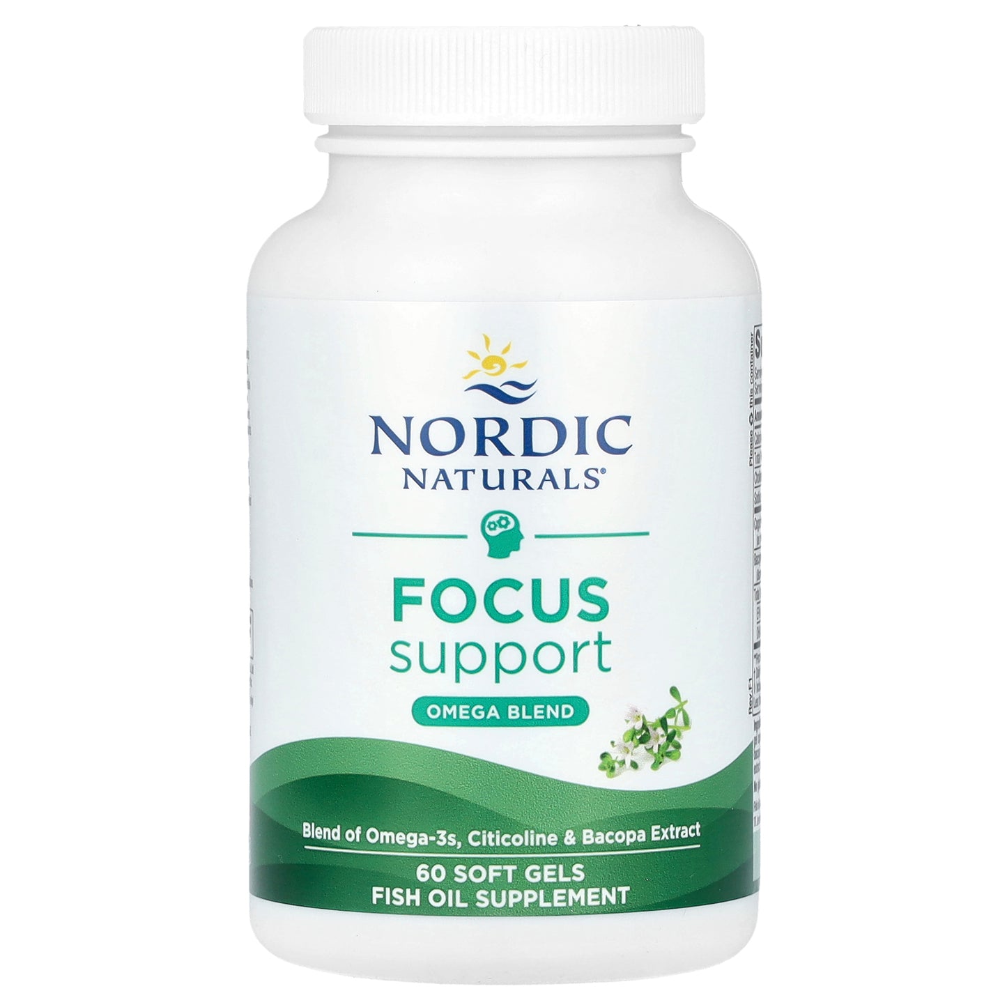 Nordic Naturals, Focus Support, Omega Blend, 60 Soft Gels