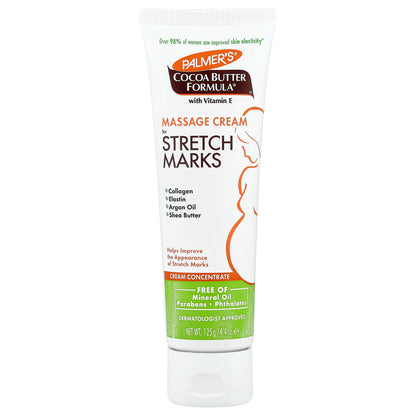 Palmer's, Cocoa Butter Formula® with Vitamin E, Massage Cream for Stretch Marks, 4.4 oz (125 g)