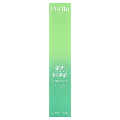 Purito, Wonder Releaf Centella Eye Cream, Unscented, 1.01 fl oz (30 ml)