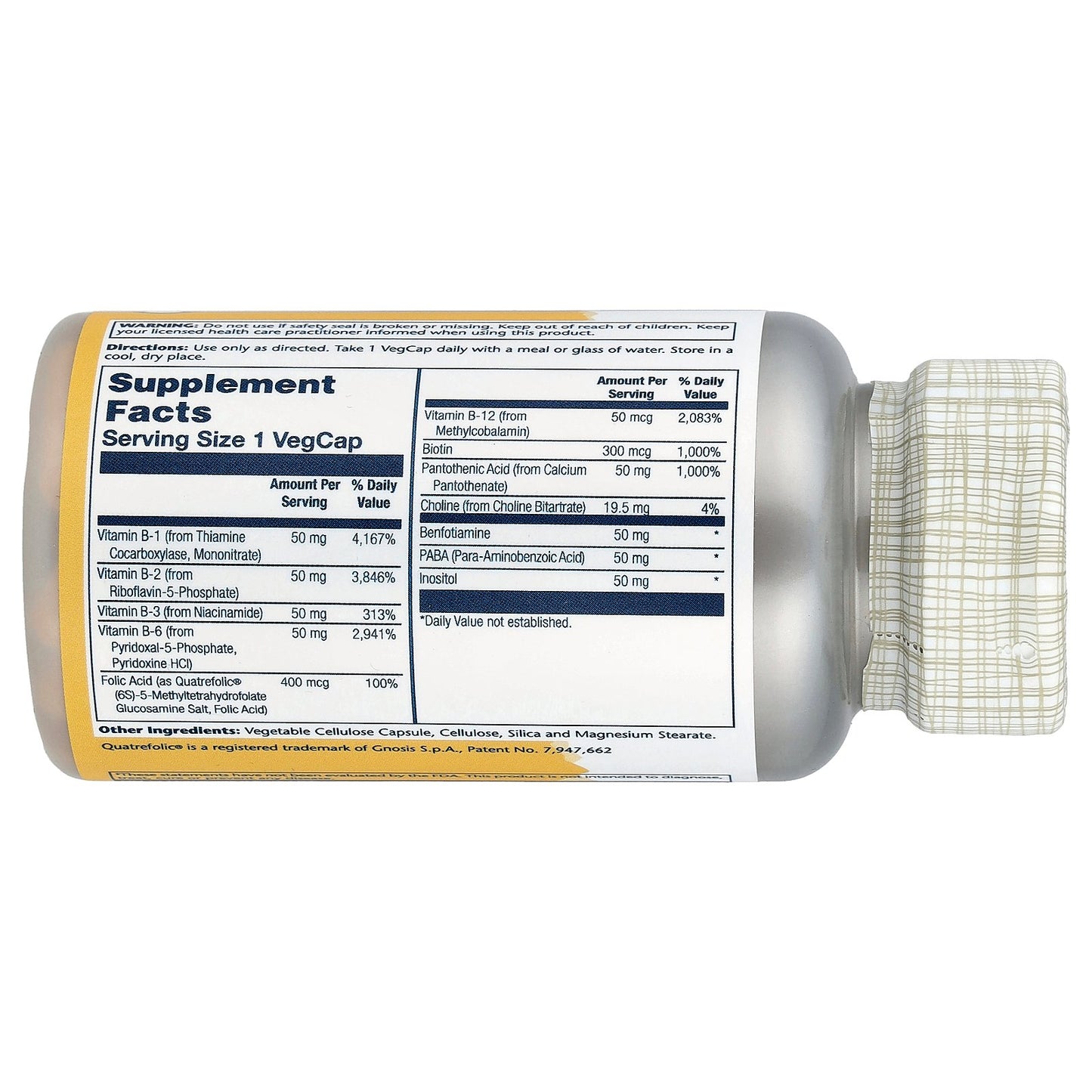 Solaray, Methyl B-Complex 50, 60 VegCaps