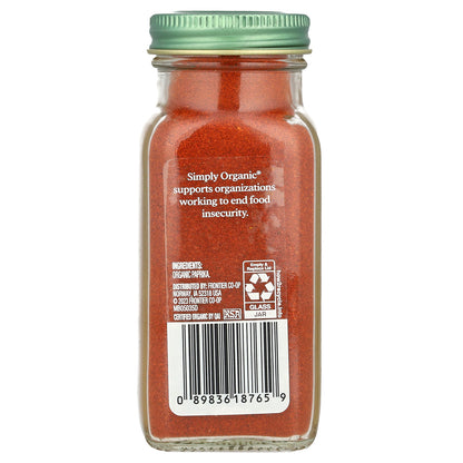 Simply Organic, Paprika, 2.96 oz (84 g)
