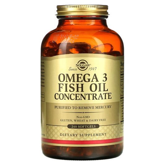 Solgar, Omega 3 Fish Oil Concentrate, 240 Softgels