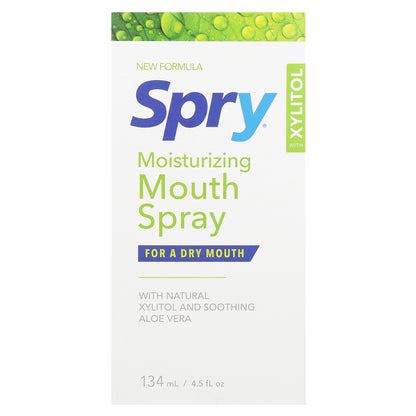 Xlear, Spry, Moisturizing Mouth Spray, 2 Pack, 4.5 fl oz (134 ml)