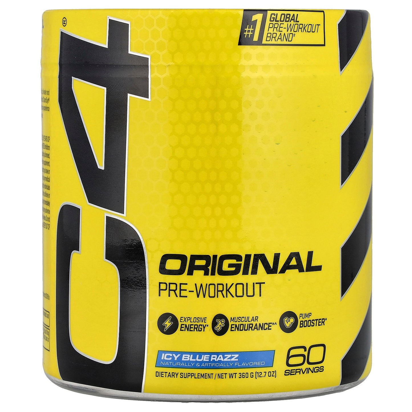 C4 / Cellucor, C4® Original, Pre-Workout, Icy Blue Razz, 12.7 oz (360 g)