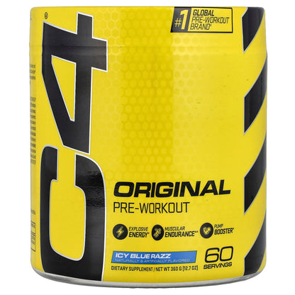 C4 / Cellucor, C4® Original, Pre-Workout, Icy Blue Razz, 12.7 oz (360 g)