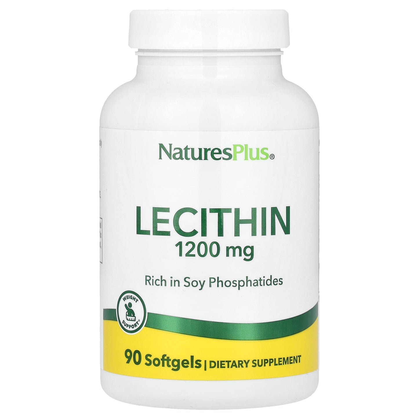 NaturesPlus, Lecithin, 1,200 mg, 90 Softgels