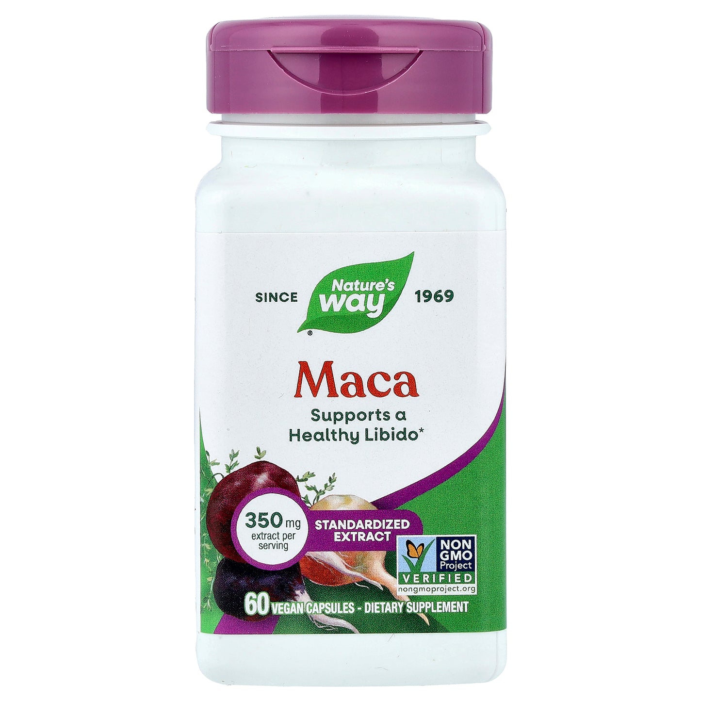Nature's Way, Maca, 350 mg, 60 Vegan Capsules