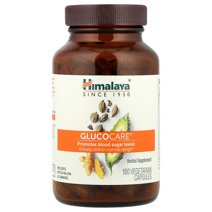 Himalaya, GlucoCare®, 180 Vegetarian Capsules