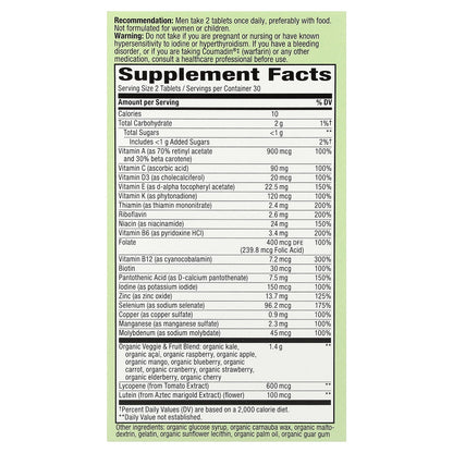 Nature's Way, Alive!® Garden Goodness™, Men's Multivitamin, 60 Tablets