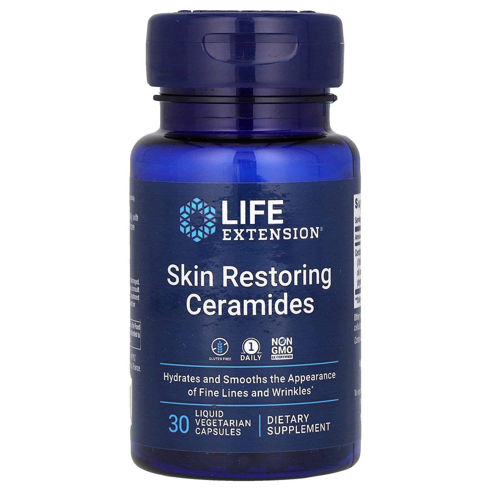 Life Extension, Skin Restoring Ceramides, 30 Liquid Vegetarian Capsules