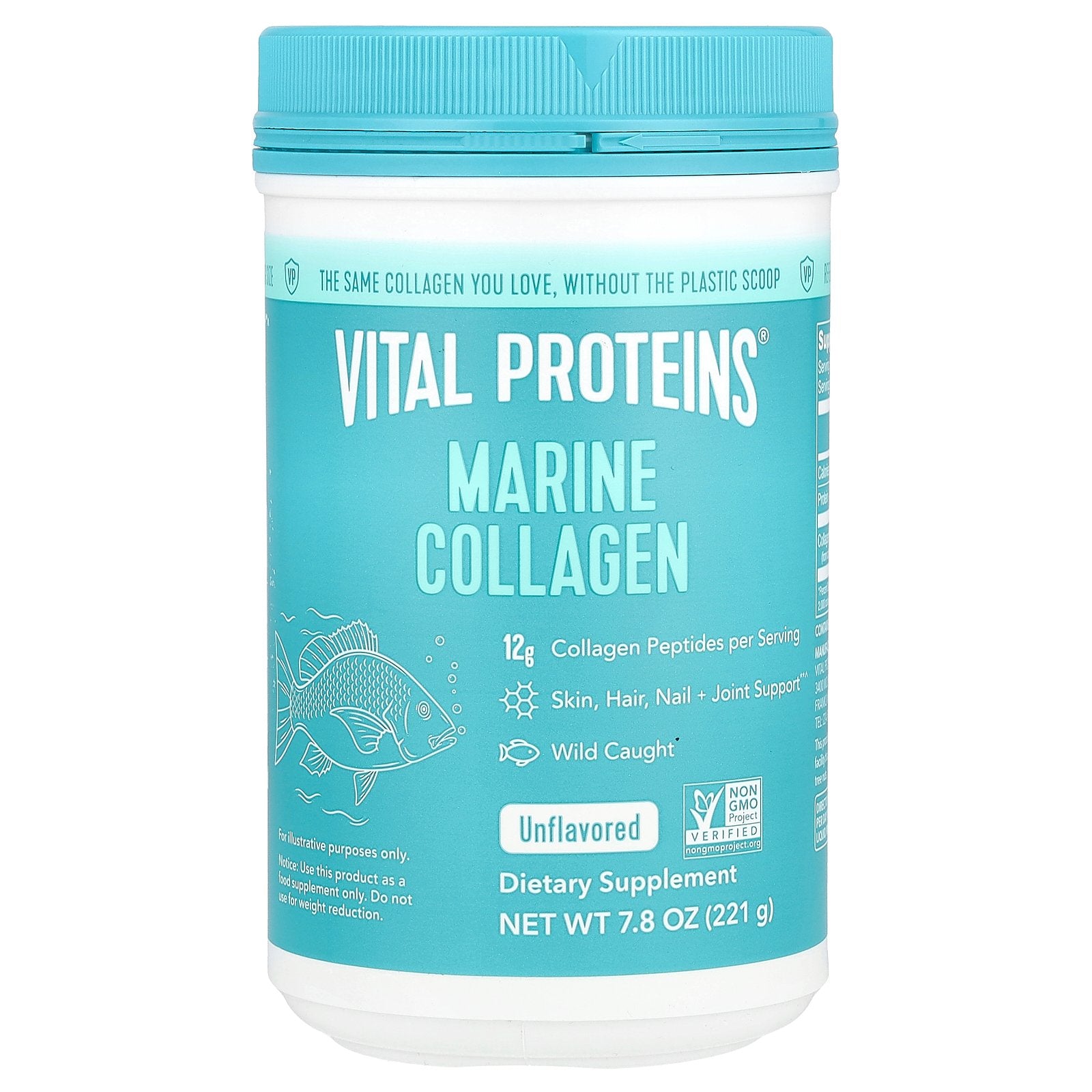 Vital Proteins, Marine Collagen, Unflavored, 7.8 oz (221 g)