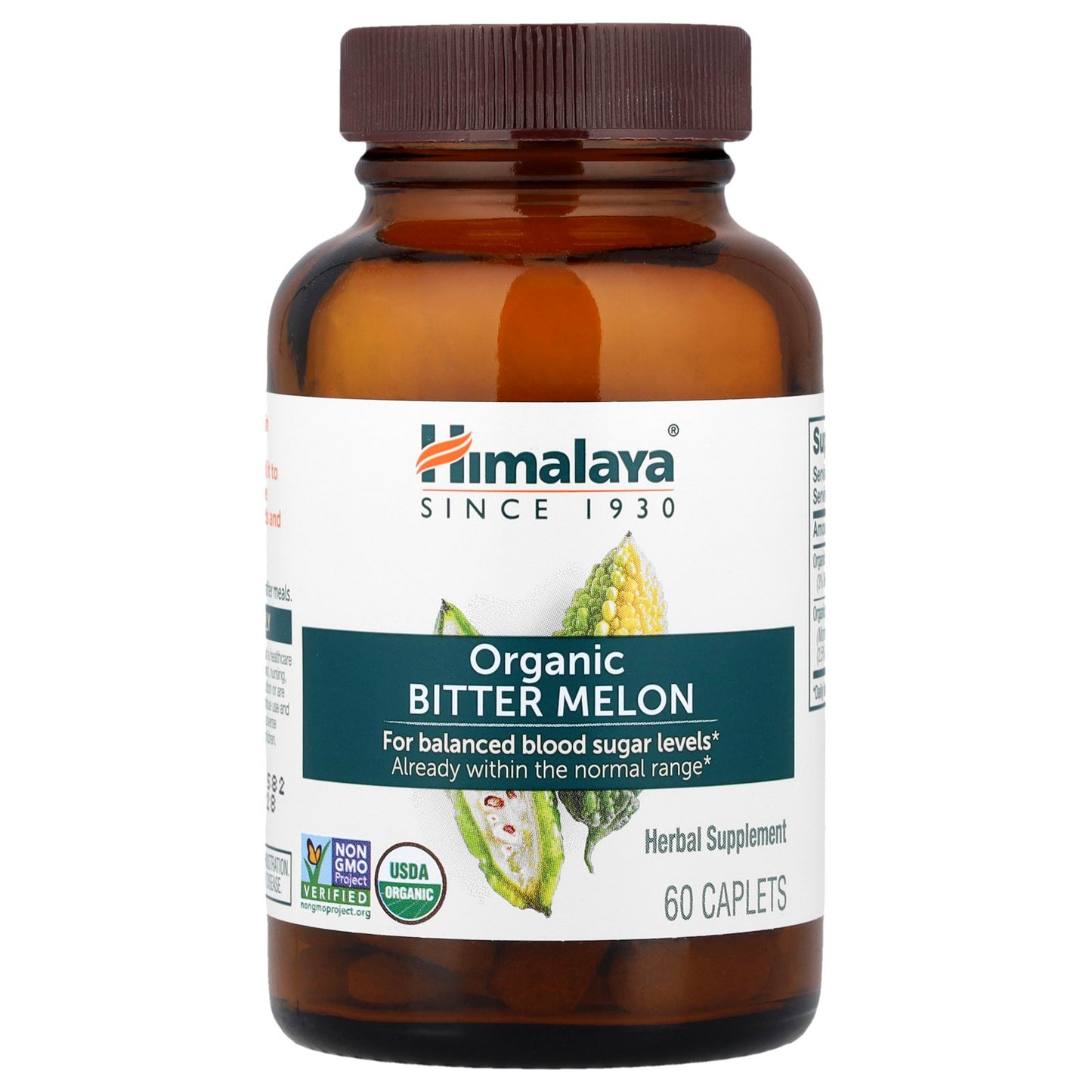 Himalaya, Organic Bitter Melon, 60 Caplets