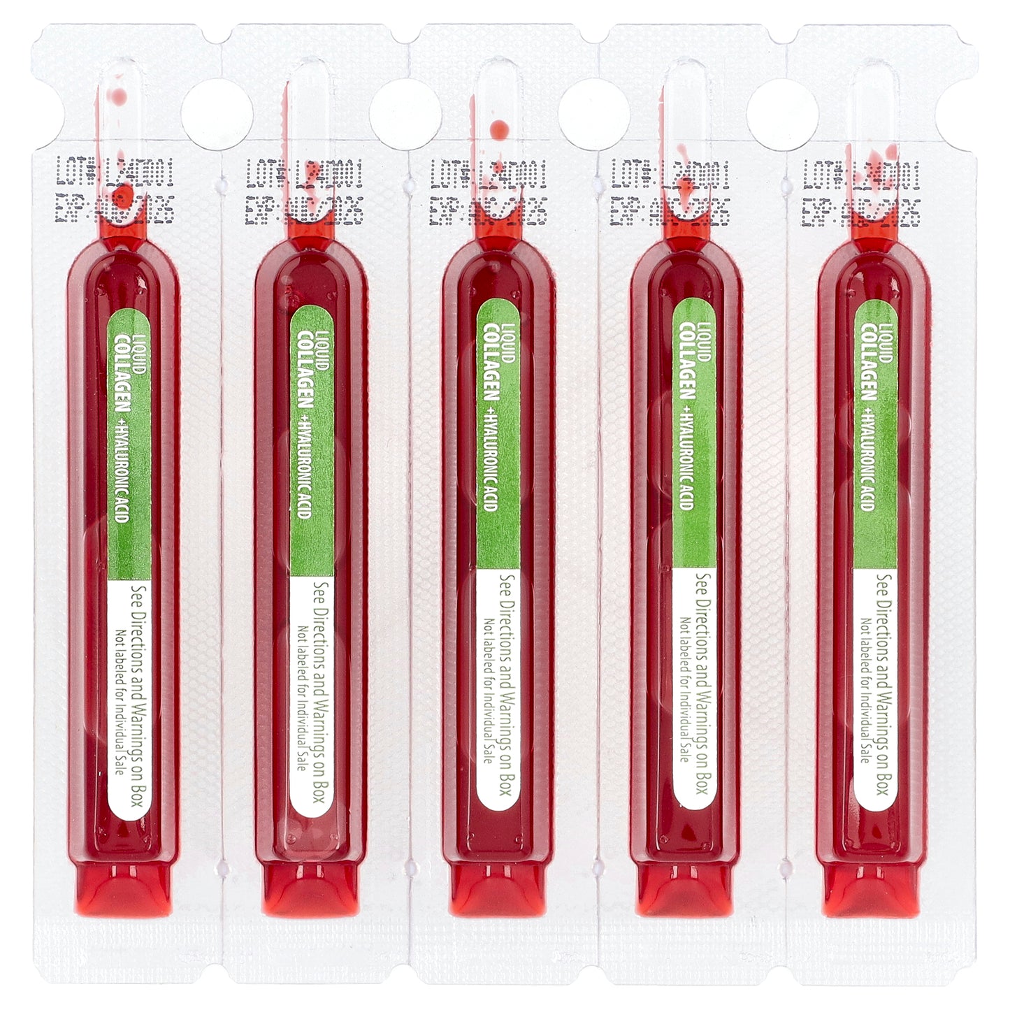 Applied Nutrition, Liquid Collagen +  Hyaluronic Acid, 10 Liquid-Tubes, 3.35 fl oz (100 ml)