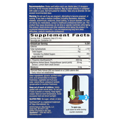 Nature's Way, Sleep Tonight™, Melatonin Drops, Cherry , 2 fl oz ( 59 ml)