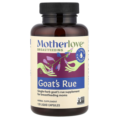 Motherlove, Breastfeeding, Goat's Rue, 120 Liquid Capsules (525 mg per Capsule)