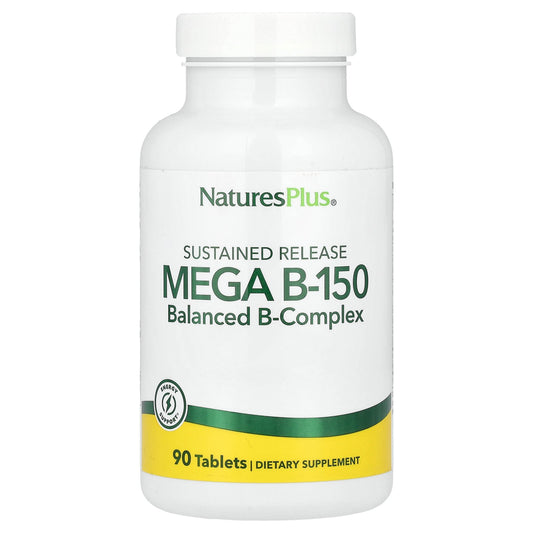 NaturesPlus, Sustained Release Mega B-150, 90 Tablets