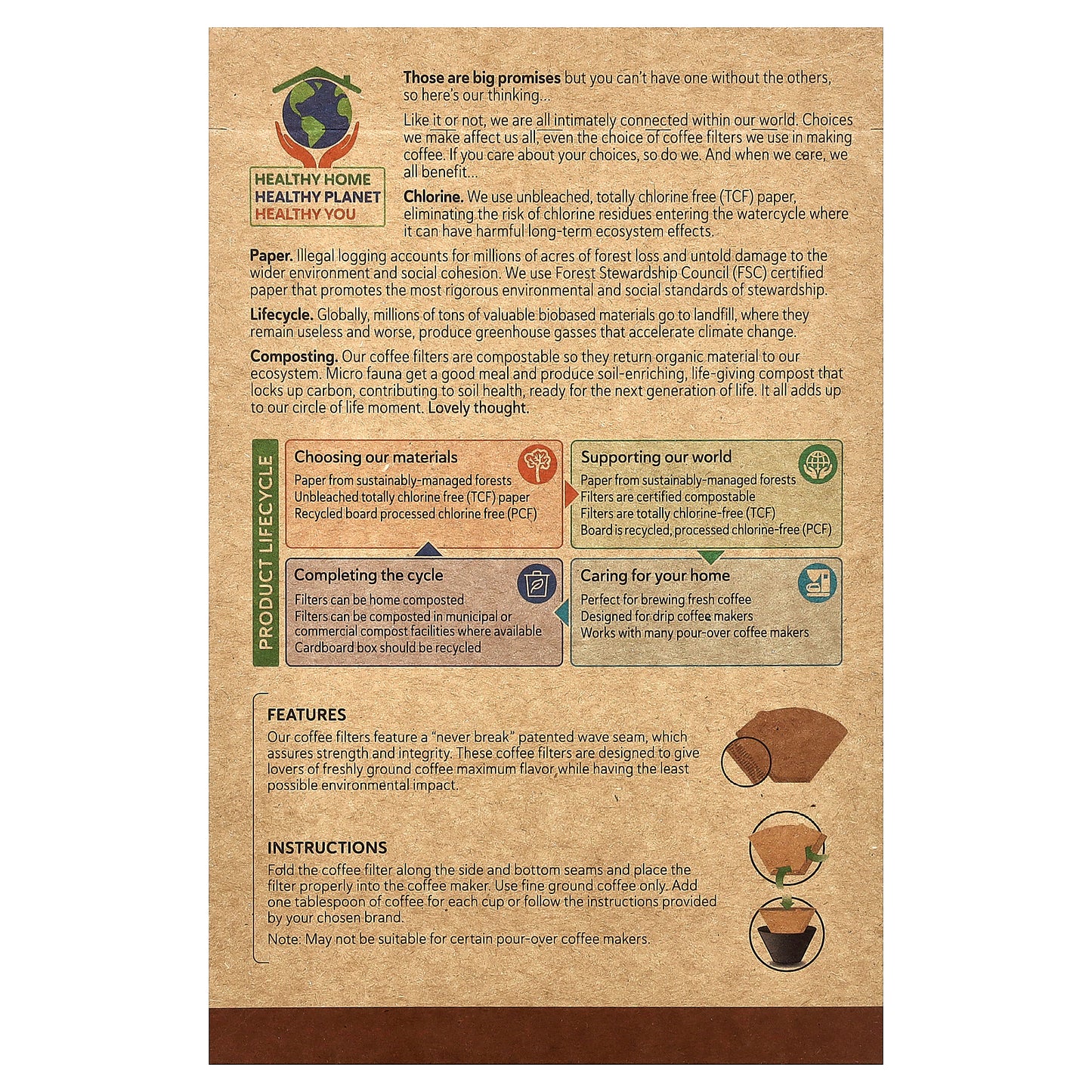 If You Care, Coffee Filters, No. 4 , 100 Filters