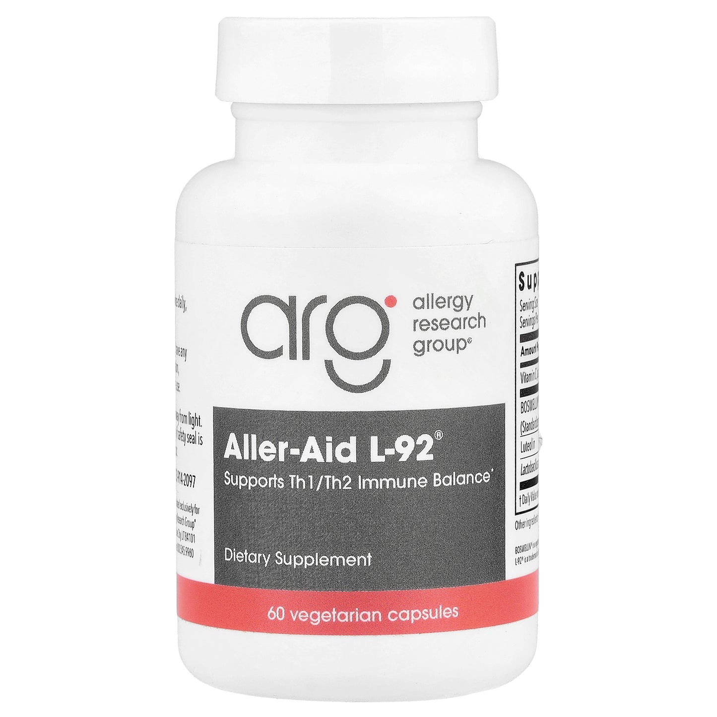 Allergy Research Group, Aller-Aid L-92® , 60 Vegetarian Capsules