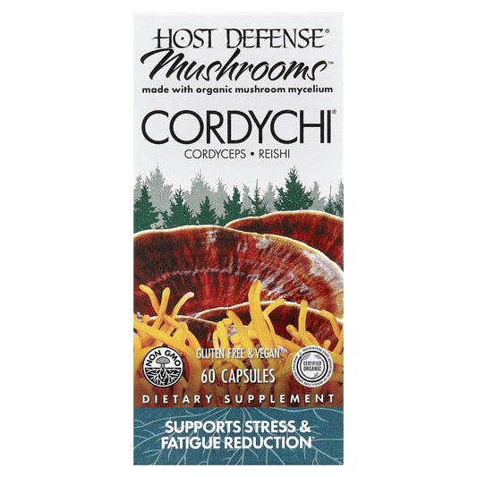 Host Defense, Mushrooms™, Cordychi®, 60 Capsules