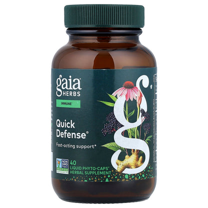 Gaia Herbs, Quick Defense®, 40 Liquid Phyto-Caps®