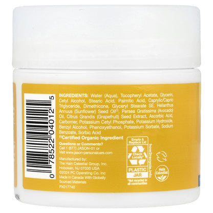 Jason Natural, Vitamin E Antioxidant Intensive Creme, 4 oz (113 g)