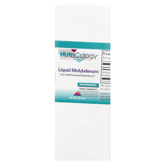 Nutricology, Liquid Molybdenum, 1 fl oz (30 mL)