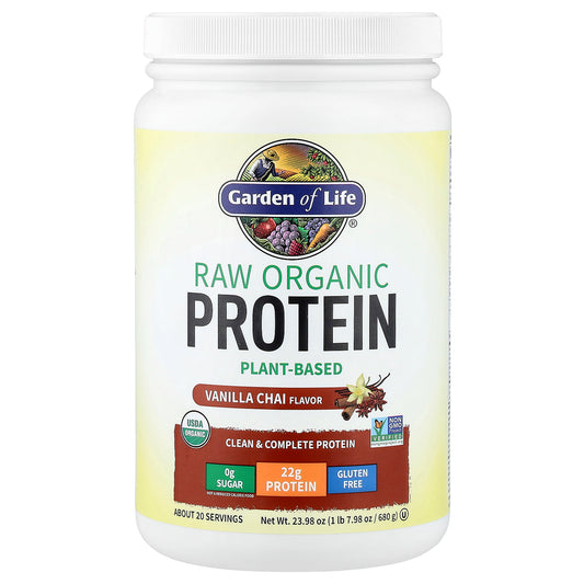 Garden of Life, RAW Organic Protein, Vanilla Chai, 1 lb 7.98 oz (680 g)