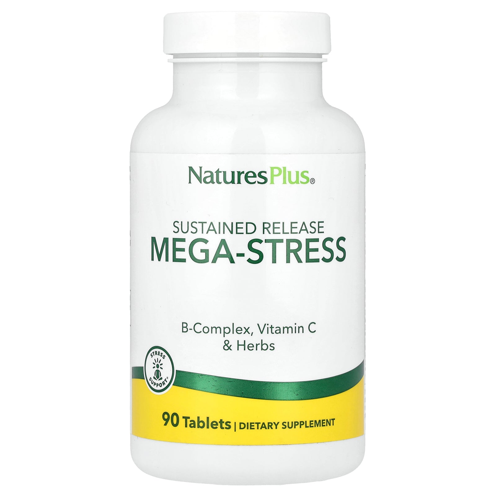 NaturesPlus, Sustained Release Mega-Stress, 90 Tablets