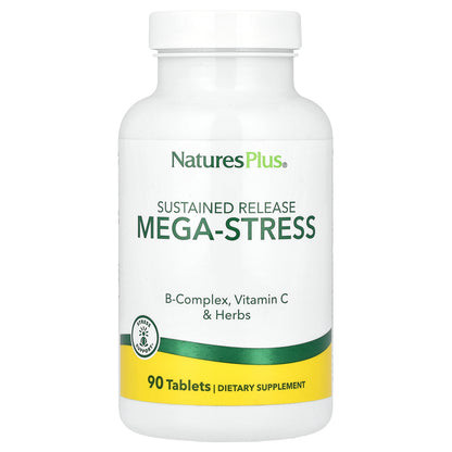 NaturesPlus, Sustained Release Mega-Stress, 90 Tablets