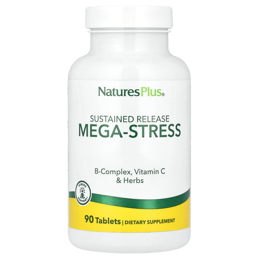 NaturesPlus, Sustained Release Mega-Stress, 90 Tablets