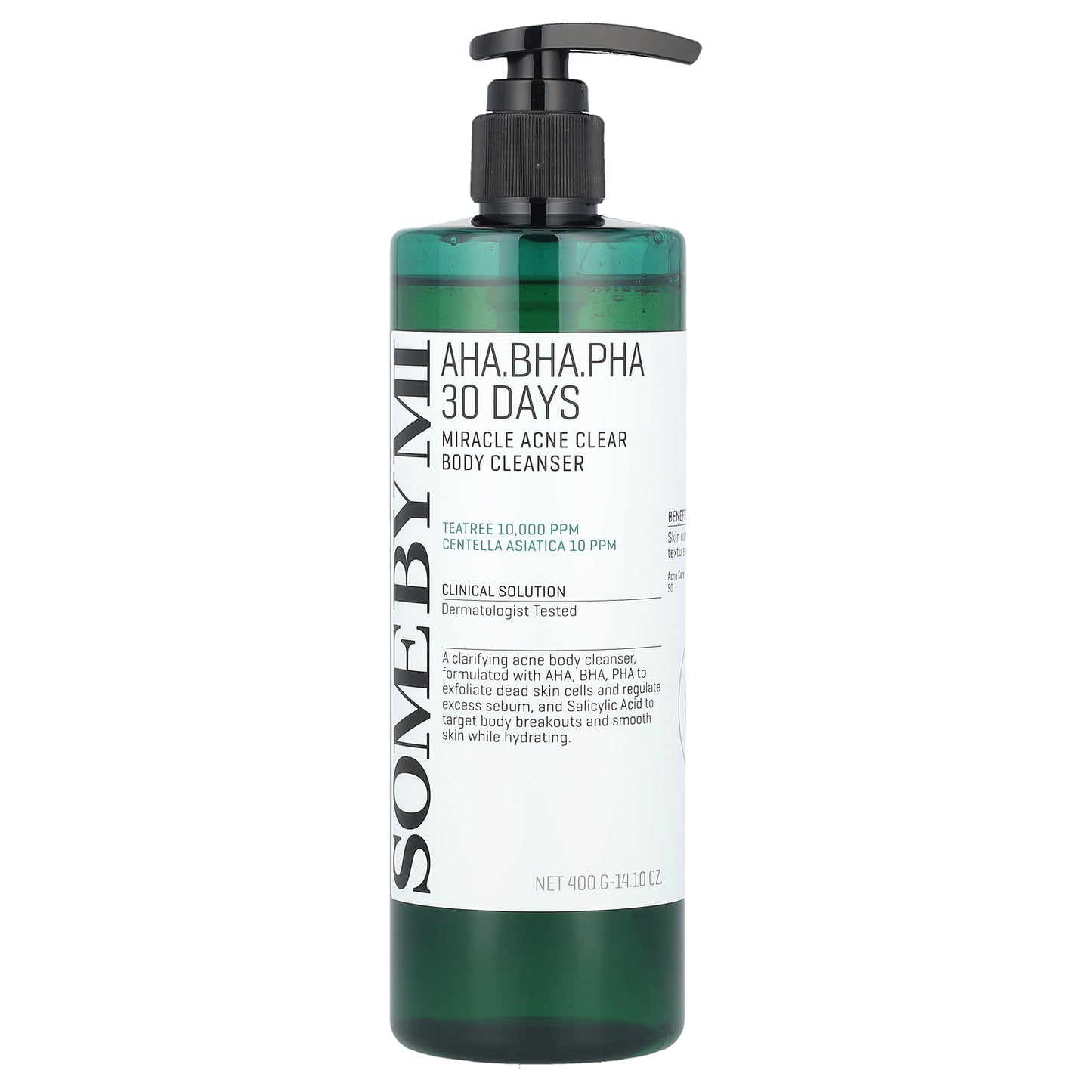 SOME BY MI, AHA. BHA. PHA 30 Days Miracle Acne Clear Body Cleanser, 14.10 oz (400 g)