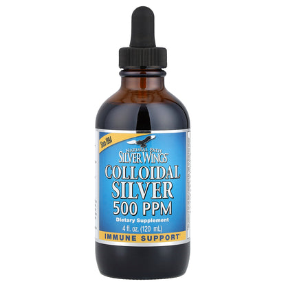 Natural Path Silver Wings, Colloidal Silver, 4 fl oz (120 ml)
