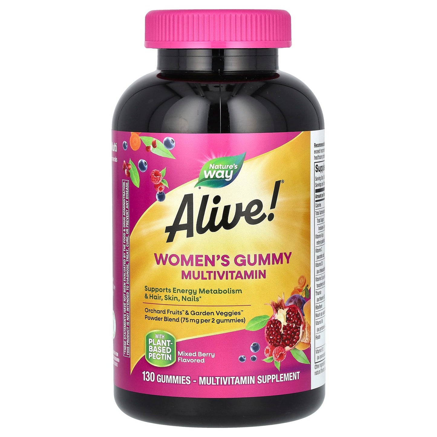 Nature's Way, Alive! Women's Gummy Multivitamin, Mixed Berry, 130 Gummies