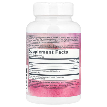 Heritage Store, Black Seed Oil, 90 Capsules (650 mg per Capsule)