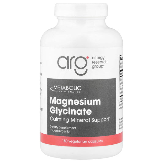 Metabolic Maintenance, Magnesium Glycinate, 180 Vegetarian Capsules
