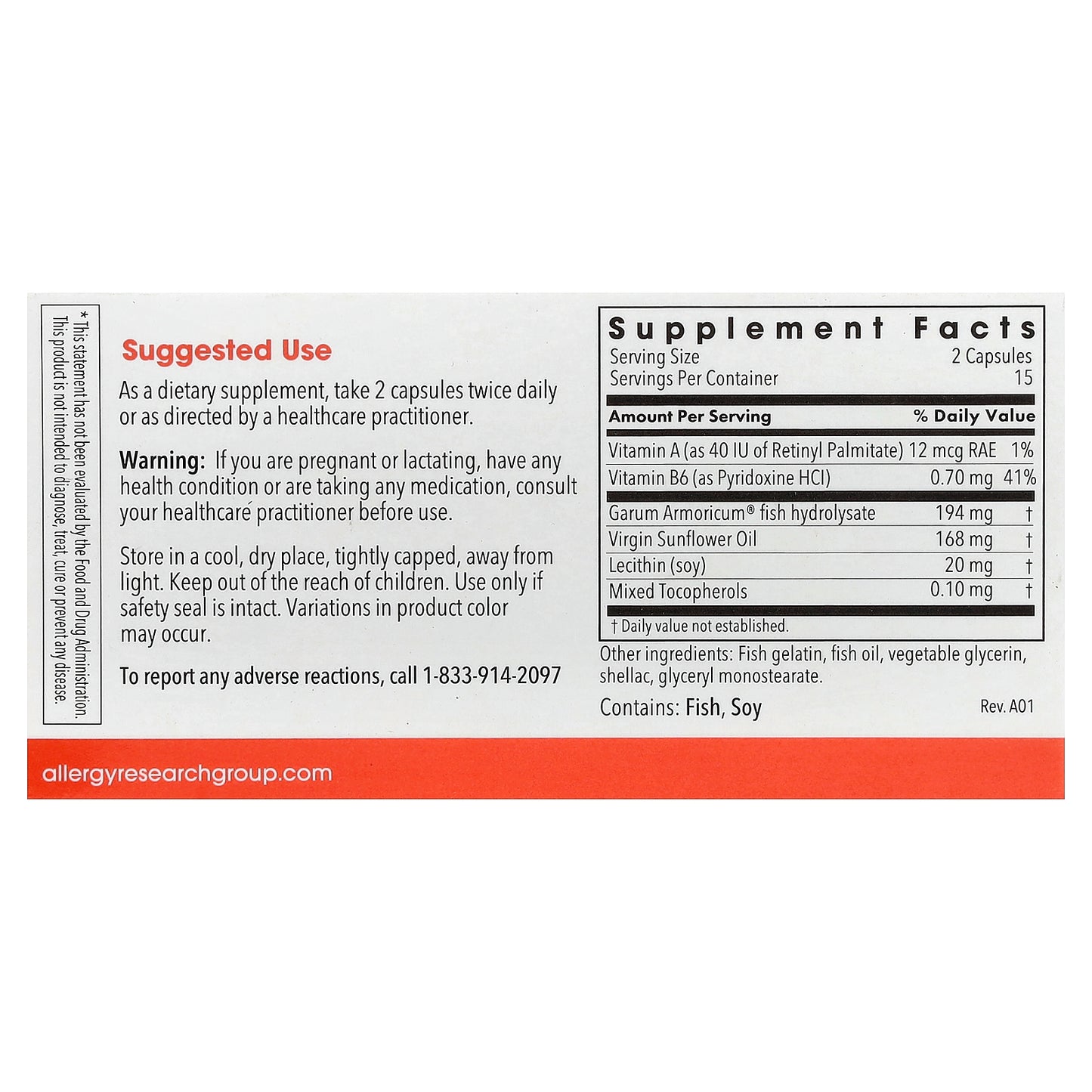 Nutricology, Stabilium® 200, 30 Capsules
