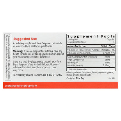 Nutricology, Stabilium® 200, 30 Capsules
