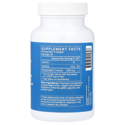 BodyBio, PC, Liposomal Phospholipid Complex, 60 Softgels (650 mg per Softgel)