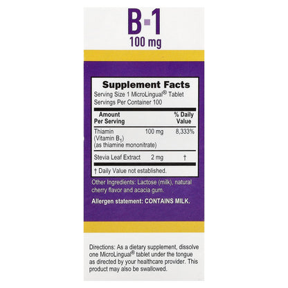 Superior Source, B-1, 100 Instant Dissolve Tablets